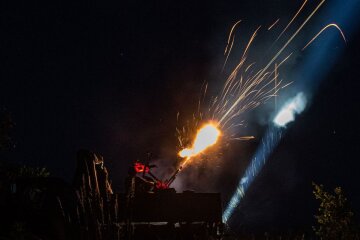 ЗСУ збивають "шахеди". Фото: Telegram