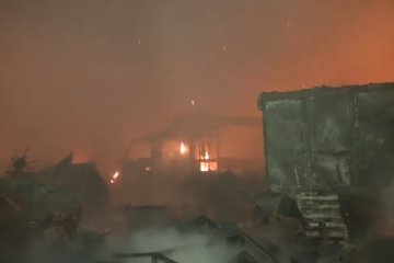 пожар, скриншот YouTube