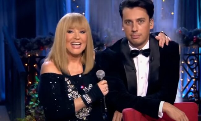 Алла Пугачова і Максим Галкін. Фото: скріншот Youtube-відео