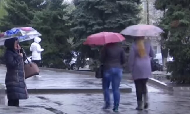 Дождь. Фото: скриншот YouTube-видео