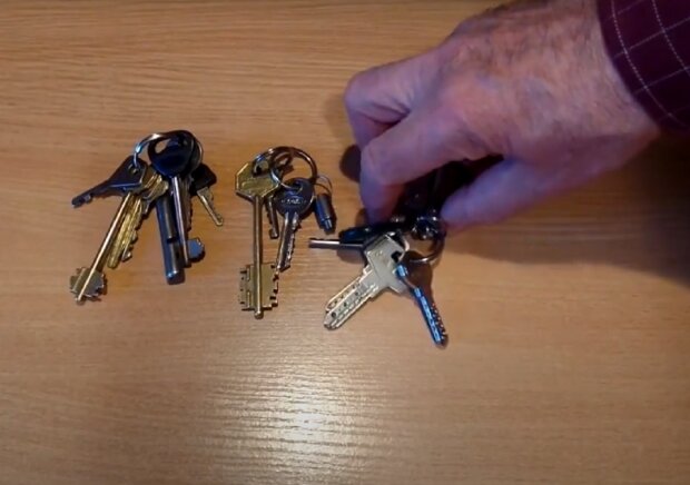 Ключі. Фото: YouTube, скрін