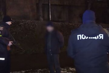 Полиция Украины в комендантский час. Фото: скриншот YouTube-видео