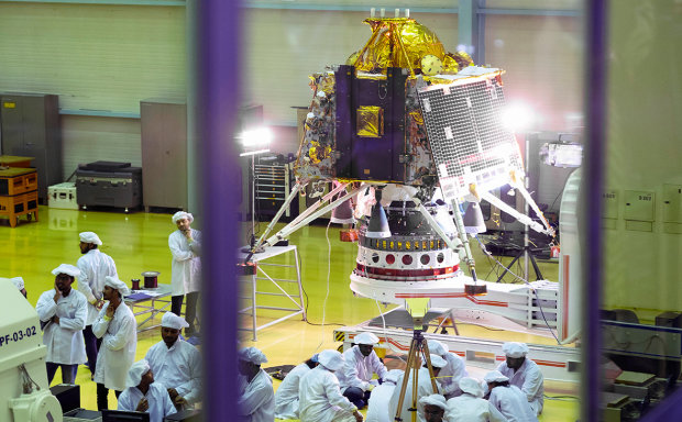 Индийская организация космических исследований запустила станцию Chandrayaan-2 на Луну