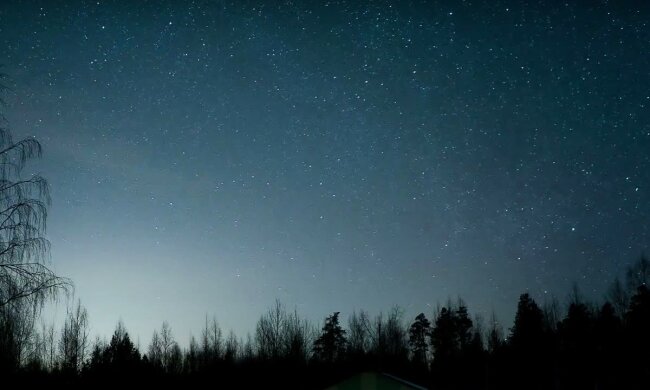 Зоряне небо. Фото: скріншот YouTube-відео