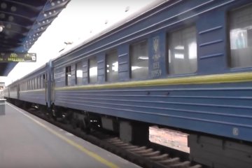 Центральный железнодорожный вокзал в Киеве, скриншот YouTube