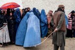 Афганські жінки в паранджі на вулиці Кабула
