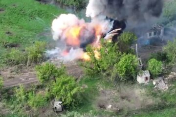 Склад боєприпасів орків. Фото: Telegram