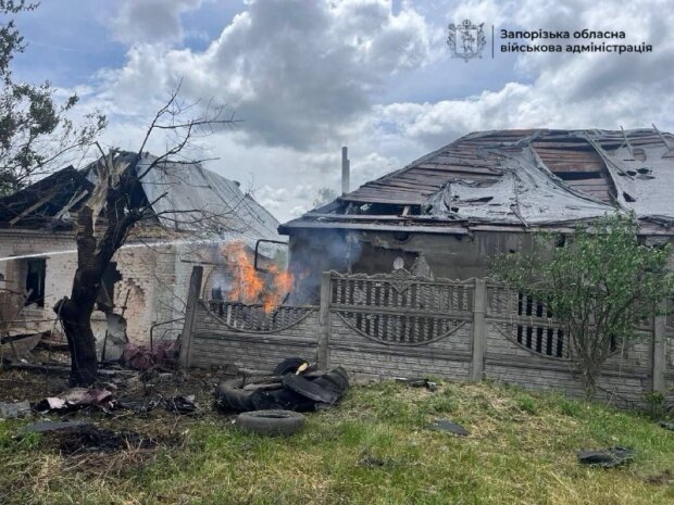Атака БпЛА на Запоріжжя: пошкоджені будинки приватного сектору
