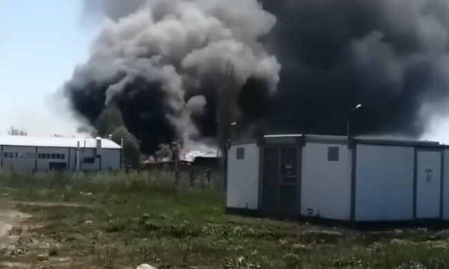 Пожар на россии. Фото: скриншот YouTube-видео