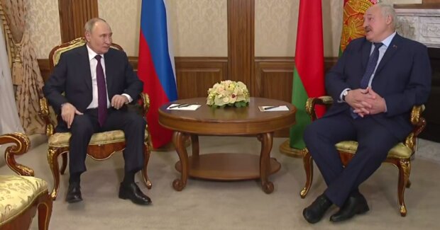 Лукашенко и Путин, скриншот из YouTube