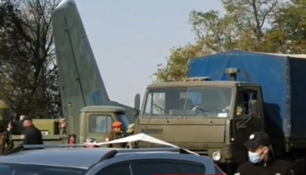 Авиакатастрофа под Харьковом. Фото: скриншот YouTube