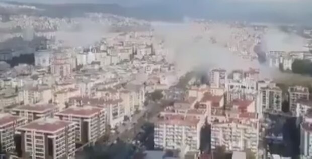 Землетрясение в Турции. Фото: Youtube