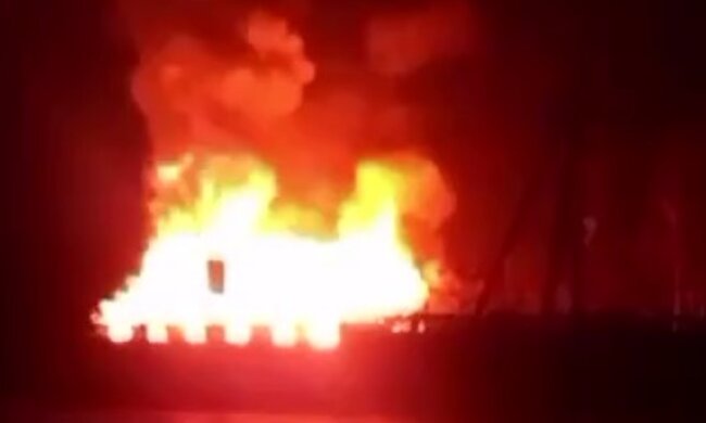 Пожежа. Фото: YouTube, скрін