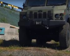На полигоне "АвтоКрАЗ" прошли испытания бронетехники, скриншот YouTube