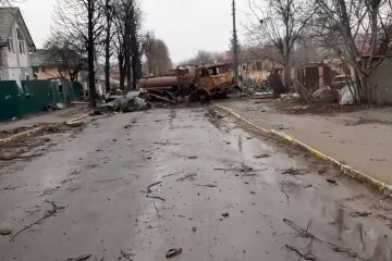Буча. Фото: скріншот YouTube-відео