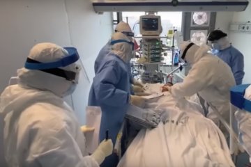 Коронавирус в Европе. Фото: скриншот YouTube