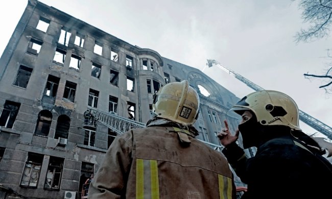 В Одессе завершили ликвидацию последствий пожара в колледже. Фото из открытых источников