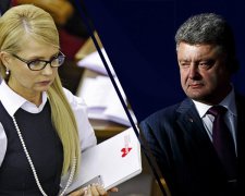 Лидеры оппозиционных партий Юлия Тимошенко и Петр Торошенко