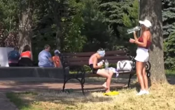 Спекотна погода. Фото: скріншот YouTube-відео