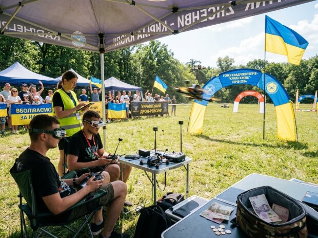 FPV дрон-рейсинг технологічний спорт Київщина змагання