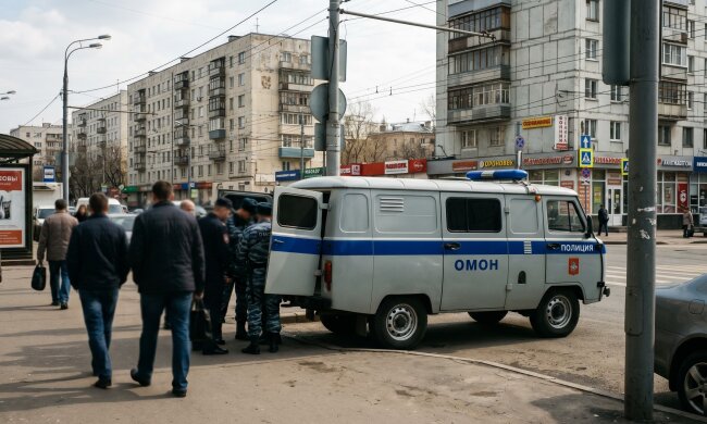 москва автозак поліція затримання
