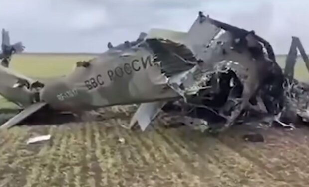 Сбитый самолет рф. Фото: скриншот YouTube-видео