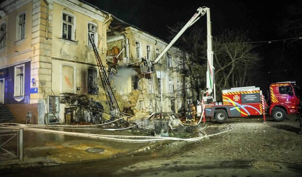 Ворожий обстріл, наслідки, Одеса. Фото: Telegram