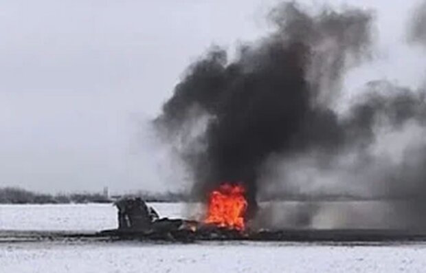 На рф разбился военный самолет. Фото: скриншот YouTube-видео