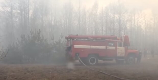 В Зоне отчуждения возник пожар. Фото: скриншот YouTube