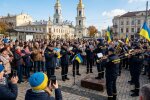 оркестр ДСНС Контрактова площа Київ музиканти духові інструменти
