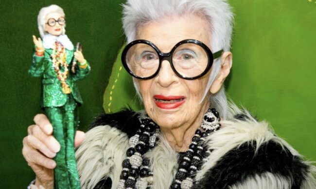 Айріс Апфель, скріншот з YouTube