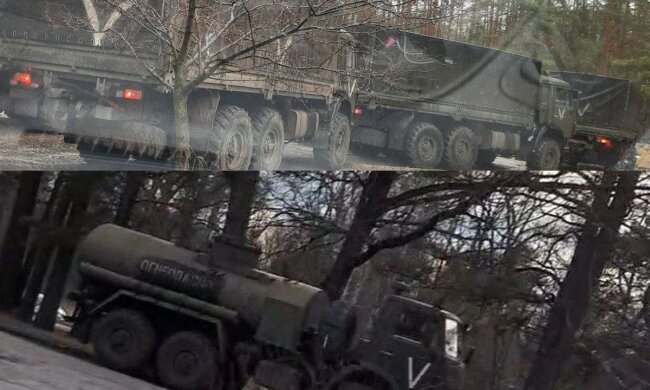 Техника рф в Беларуси. Фото: Telegram