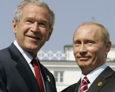 Владимир Путин и Джордж Буш-младший