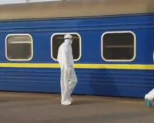 Последний спецпоезд из Москвы. Фото: скриншот YouTube