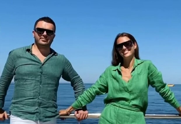 Григорий Решетник с женой Кристиной. Фото: скриншот Instagram