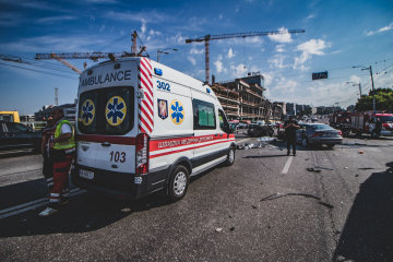 Ужасающее ДТП в Киеве: пострадали четыре человека