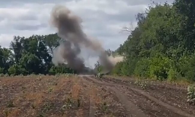 Взрыв. Фото: скриншот YouTube-видео