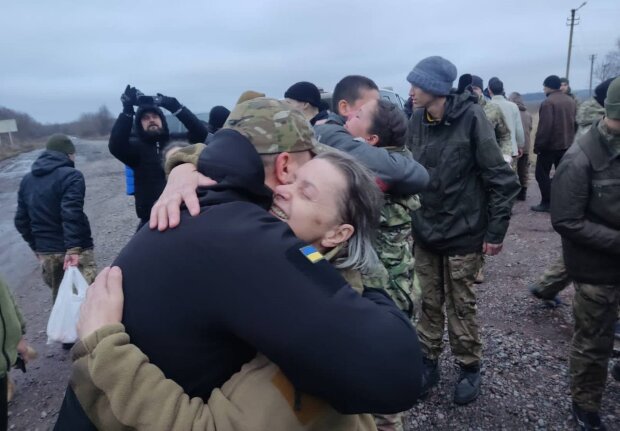Освобожденные украинцы. Фото: Telegram