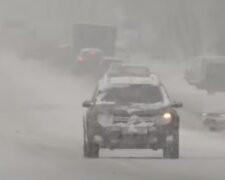 Сніг в Україні. Фото: скріншот YouTube-відео