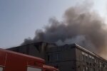 Пожар на заводе. Фото: скриншот YouTube-видео