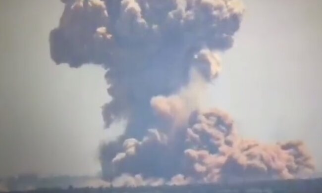 ЗСУ уразили великий склад БпЛА, боєприпасів та пункт управління на росії. Фото: Telegram