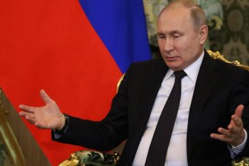 Путин отправил телеграмму Зеленскому