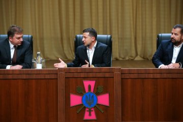 Андрей Загороднюк, Владимир Зеленский и Степан Полторак