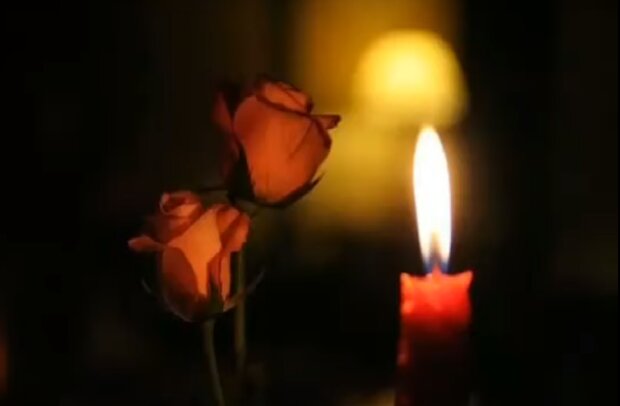 Траурна свічка. Фото: скріншот YouTube-відео