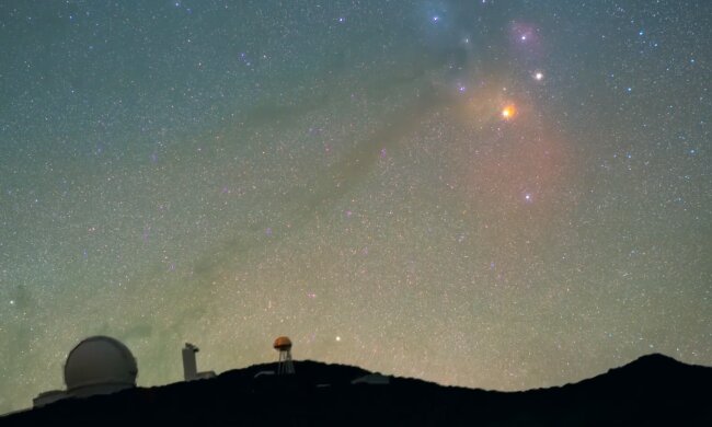 Звездное небо. Фото: скриншот YouTube-видео