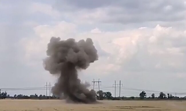 Взрыв. Фото: скриншот YouTube-видео
