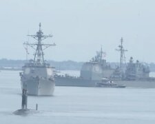 Військові кораблі. Фото: скріншот Youtube