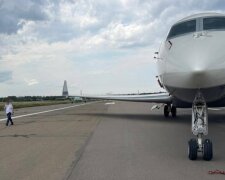 Самолет Медведчука. Фото: Telegram