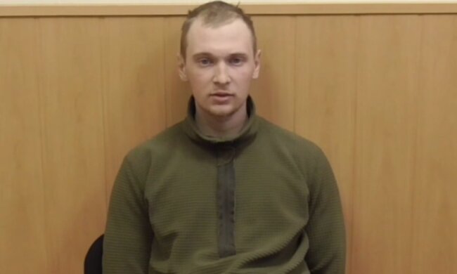 Полонений окупант. Фото: скріншот Telegram