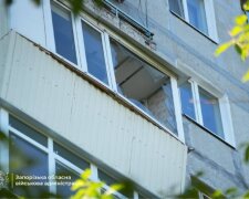 Последствия ночной атаки: повреждены многоквартирные дома в Запорожье